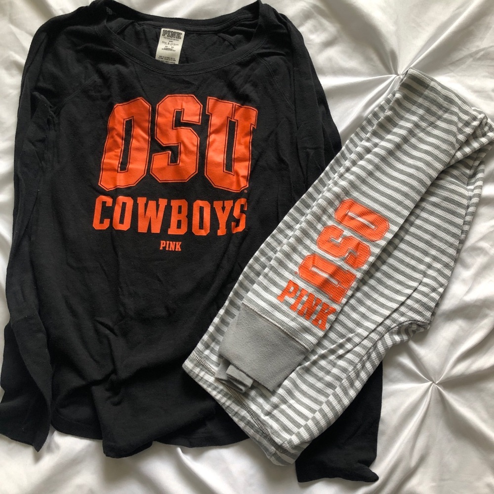 Victoria secret Pink Oklahoma State pajamas